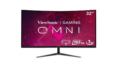 ViewSonic OMNI VX3218 PC MHD 32 Inch Curved Monitor At 230