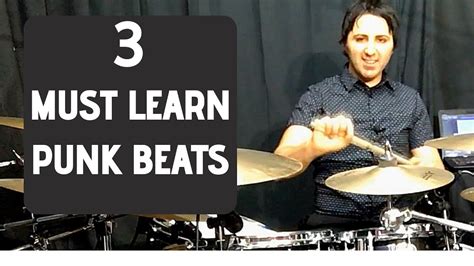 3 Punk Rock Beats Every Drummer Must Know Drum Lesson Youtube