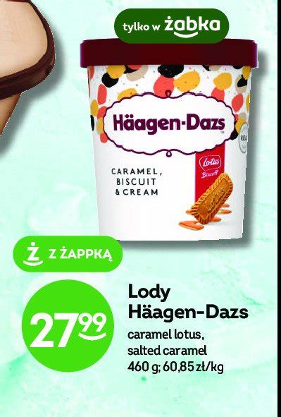 Lody Caramel Biscuit Cream Haagen Dazs Cena Promocje Opinie