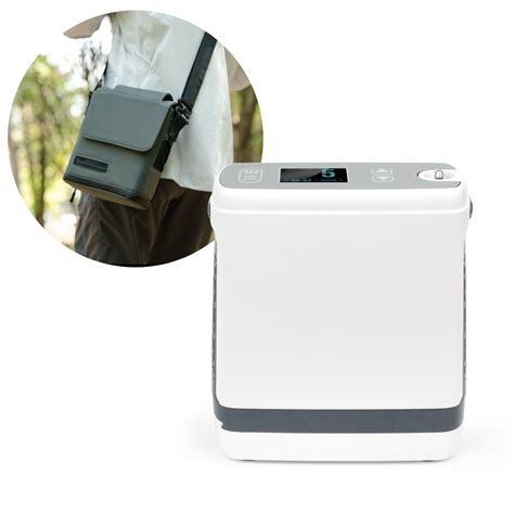 Portable Oxygen Concentrator | Up to 5.5-Hour Battery Life for Outdoor Travel, 93%±3% O2 ...