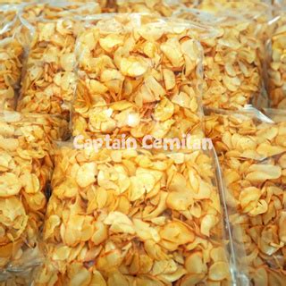 Jual Keripik Singkong Original 1Kilogram Keripik Singkong Asin Gurih