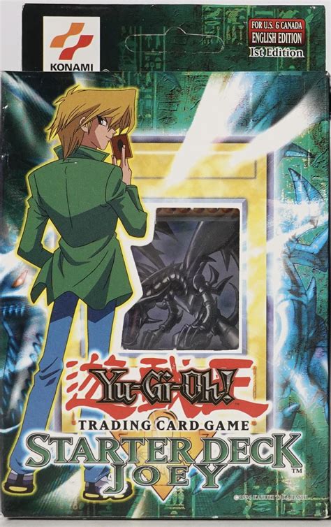 Yu Gi Oh Starter Deck Joey Sdj 1st Edition Factory Sealed Unpunched Da Card World