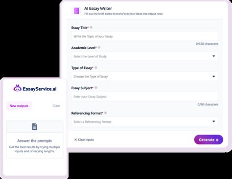 AI Essay Writer & Free Essay Generator | Essay Service
