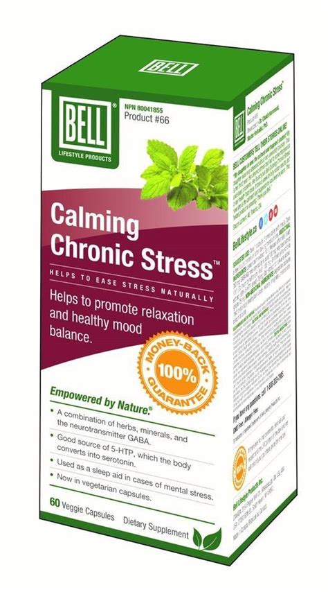 Buy Bell 66 Calming Chronic Stress 60 Vcaps For 38 90 Cad Vitasave