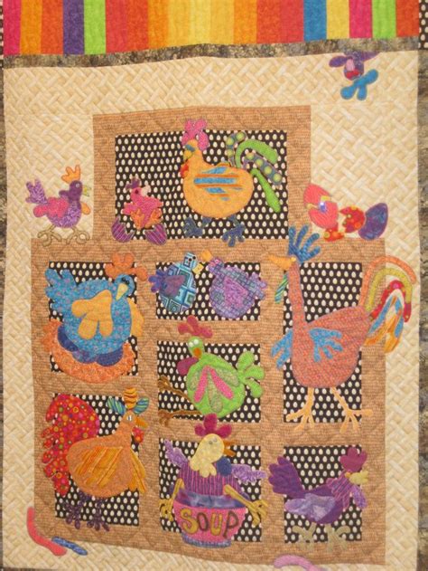 IMG 3723 12001600 Quilts Applique Quilt Patterns Chicken Quilt