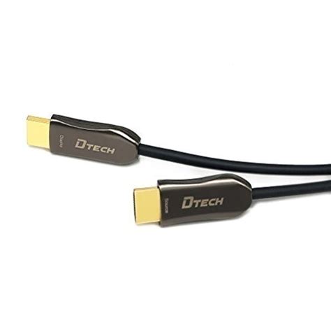 Cable De Fibra Óptica Extra Larga Dtech Ultra Slim Hdmi 2 0 Mercado Libre