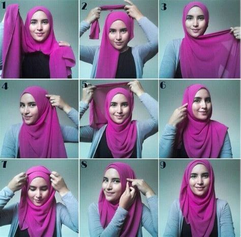 Easy Hijab Tutorial Step By Step Ragam Muslim