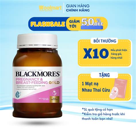 Vitamin bầu Blackmores Pregnancy And Breast Feeding Gold của Úc bổ