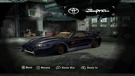 Archivo STL Toyota Supra NEED FOR SPEED MOST WANTED VicDiseño de