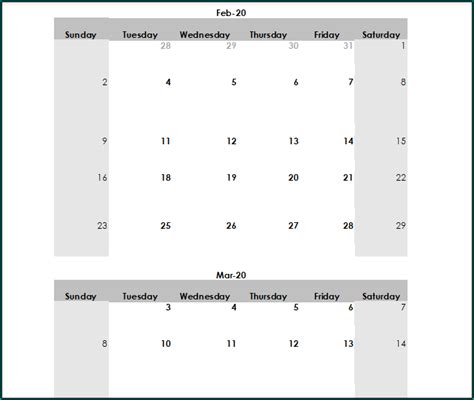 》Free Printable Monthly Schedule Template