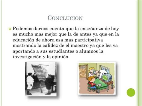 La Educacion De Antes Y La Actual