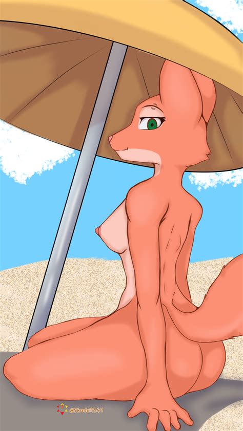 Rule 34 916 Absurd Res Animal Humanoid Anthro Ass Beach Beach Towel