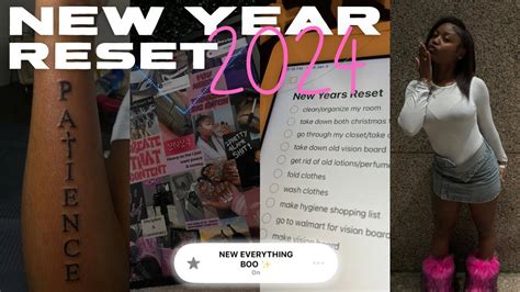 NEW YEAR RESET 2024 NEW YEAR NEW EVERYTHING Cleaning Vision