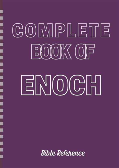 Complete Book Of Enoch Ethiopian Enoch Bible Reference