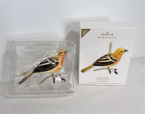 Hallmark Ornament Lady Baltimore Oriole Special Edition Beauty Of Birds