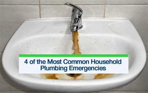 4 Of The Most Common Household Plumbing Emergencies Icon Plumbing