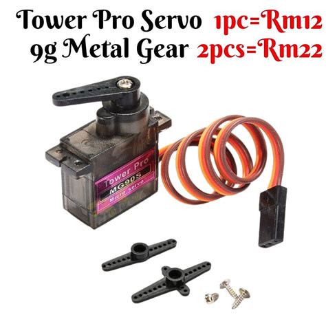 Towerpro Mg S G Micro Analog Metal Gear Servo Degree With Servo