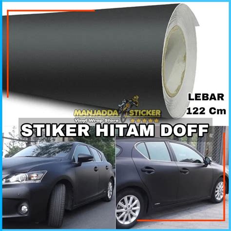 Jual Stiker Mobil Skotlet Hitam Doff Sticker Scotlite Premium Untuk