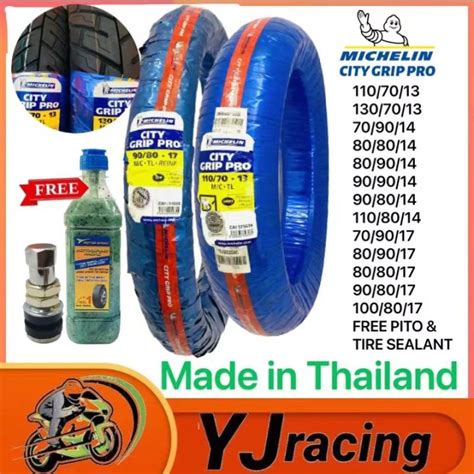 Michelin City Grip Pro Tubeless Tire Gulong Free Tire Sealant Pito