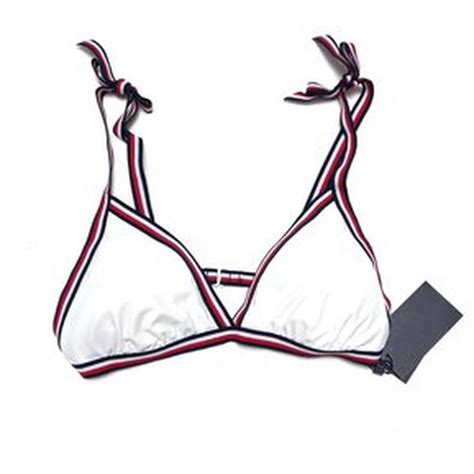 Ripley BIKINI MUJER TOMMY HILFIGER BLANCO ALG 3B06 L0004 2 PIEZAS
