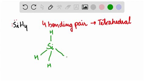 ⏩SOLVED:What is the hybridization state of Si in SiH4 and in H3… | Numerade