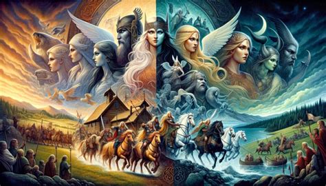 The Dísir And Valkyries Comparing Female Figures In Norse Lore Viking Style