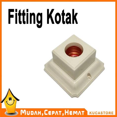 Jual Fitting Plafon Lampu Segi Empat Broco Shopee Indonesia