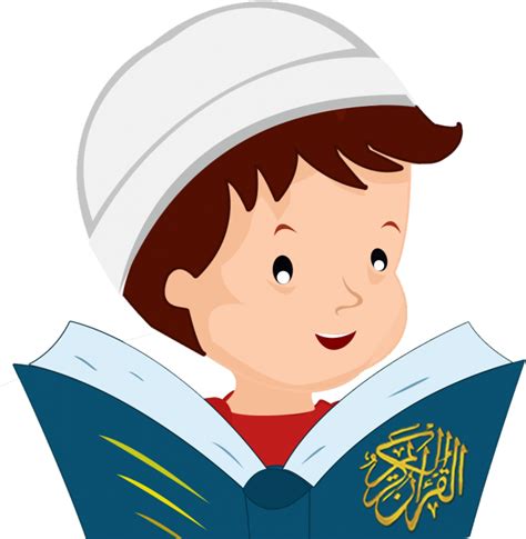 Transparent Muslim Png Cartoon Reading Quran Png Clipart Full Size