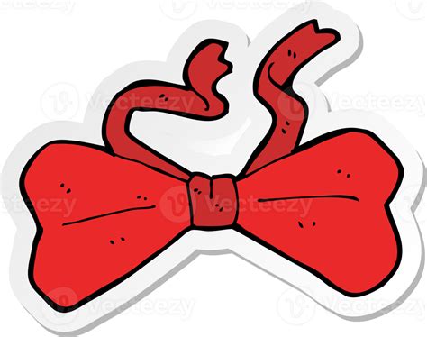 Sticker Of A Cartoon Bow Tie 45312242 Png