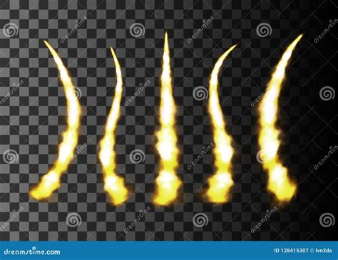 Fire Plume from the Launch of a Space Rocket Stock Vector - Illustration of isolated, galaxy ...