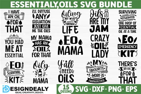 Essentialy Oils SVG Bundle Graphic By Buysvgbundles Creative Fabrica