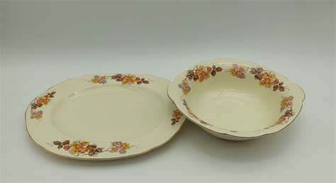 Place Dinner Set Alfred Meakin Royal Marigold Autumn Pattern Serving