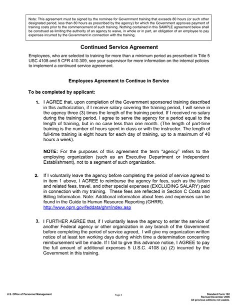 Opm Form Sf 182 Fill Out Sign Online And Download Fillable Pdf