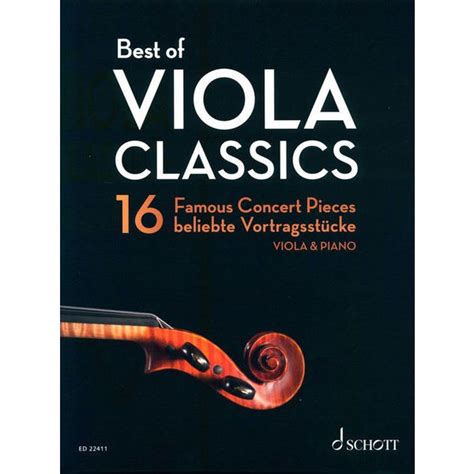 Schott Best Of Viola Classics Thomann United Kingdom