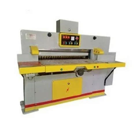 Mild Steel Semi Automatic Paper Cutting Machine 7 5 Kw Capacity 20