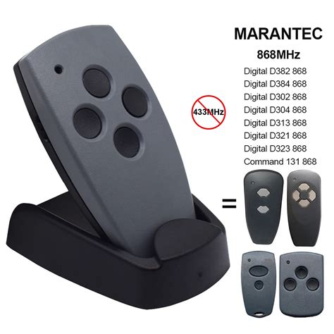 Mhz Marantec Digital D D Garage Door Remote Control Clone