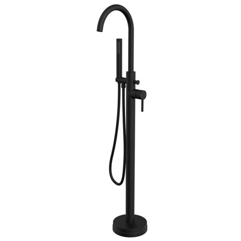 Black Freestanding Bath Shower Mixer Tap - Arissa - Better Bathrooms