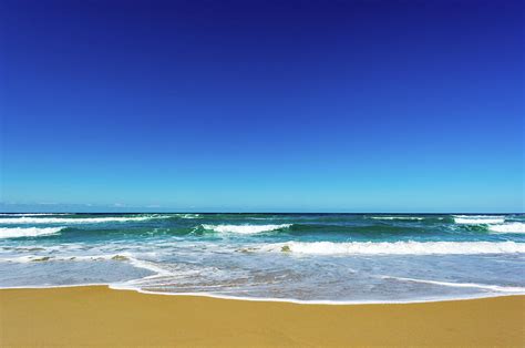 Australian Beach Clear Blue Sky 2 By Cuhrig