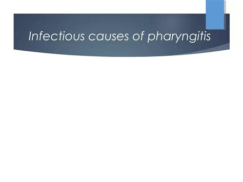 Acute Pharyngitis Ppt