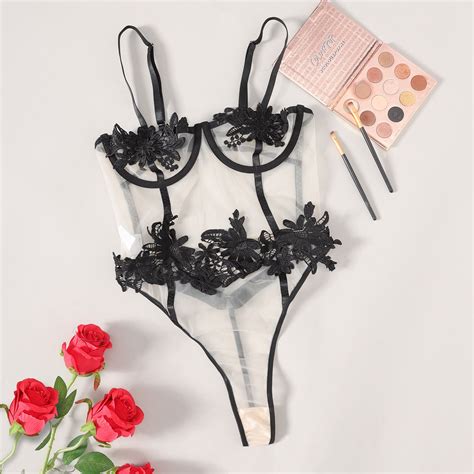 Generic Ins High Profile Figure Sexy Sheer Mesh Nightclub Sexy Lingerie