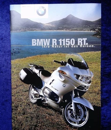 BMW Motorrad R 1150 RT Prospekt 2002 32 Seiten Preisliste EBay