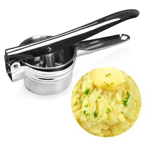 In Stainless Steel Manual Potato Press Ricer For Smooth Mashed