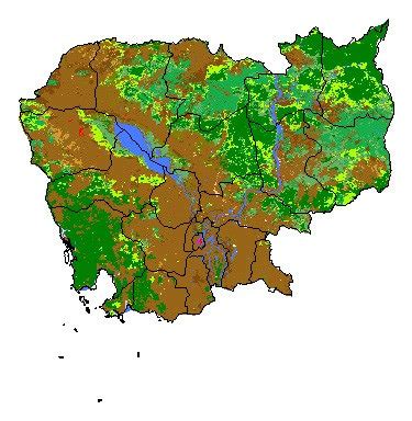 Cambodia Land Cover Map | Download Scientific Diagram