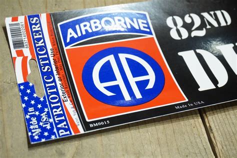 U S Army Sticker 82nd Airborne Division マツザキ商店