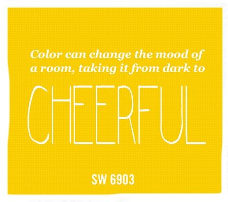 Cheerful Sw Yellow Paint Color Sherwin Williams