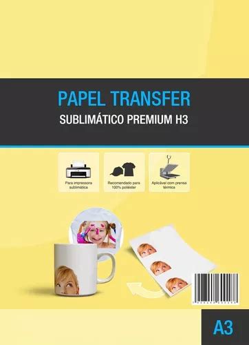 Papel Sublimático A3 Globinho Premium H3 100 Folhas Mercadolivre