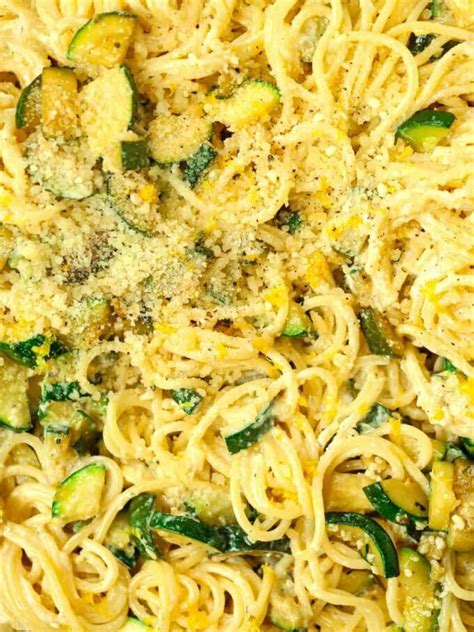 Creamy Courgette Pasta 20 Minute Meal