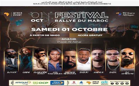 Festival Du Rallye Du Maroc French Montana Aya Nakamura El Grande