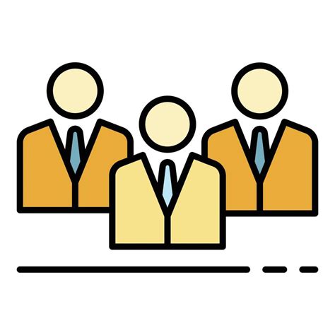 Corporate governance icon color outline vector 19200047 Vector Art at ...