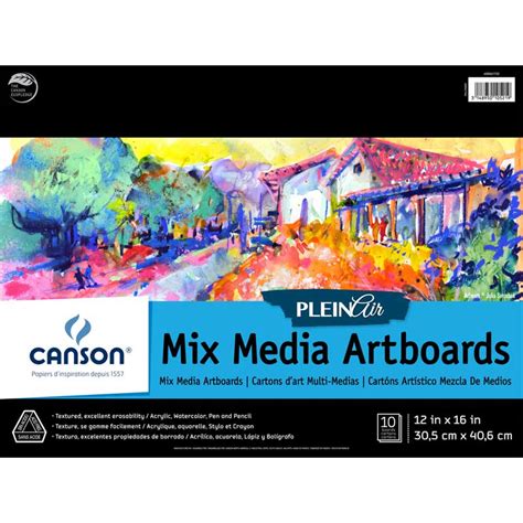 Canson Plein Air Mix Media Art Board Pad